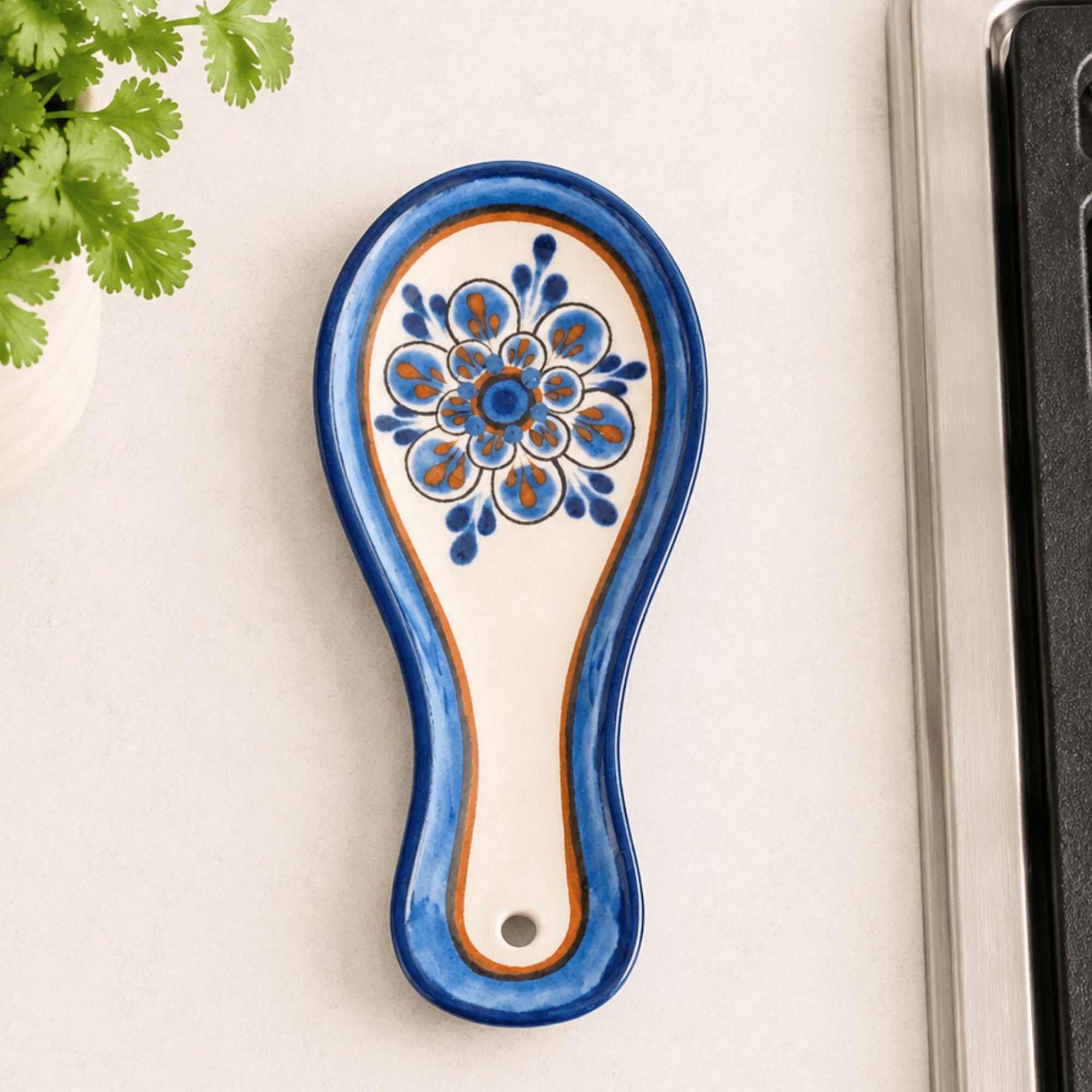 Stoneware Spoon Rest Kitchen-Ceramics La Vie Bien Stoneware Spoon Rest