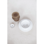 Stoneware Tea Light / Pillar Candle Holder by White Cliff Studio