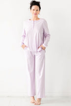 Straight Leg Pants in Pima Cotton PANTS La Vie Bien Straight Leg Pants in Pima Cotton