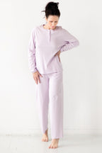 Straight Leg Pants in Pima Cotton PANTS La Vie Bien Straight Leg Pants in Pima Cotton