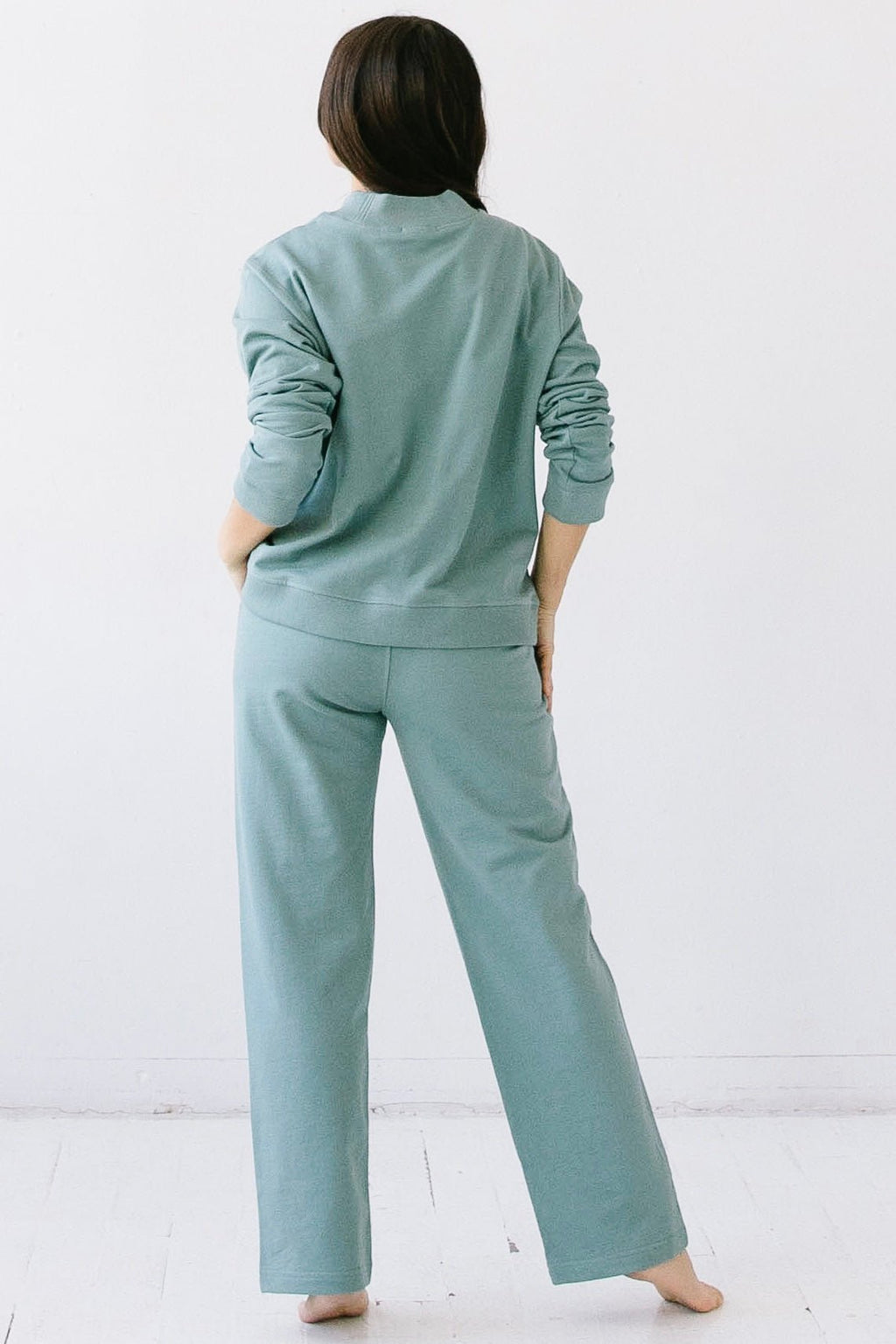 Straight Leg Sweatpants by SALUA PANTS La Vie Bien Straight Leg Sweatpants by SALUA