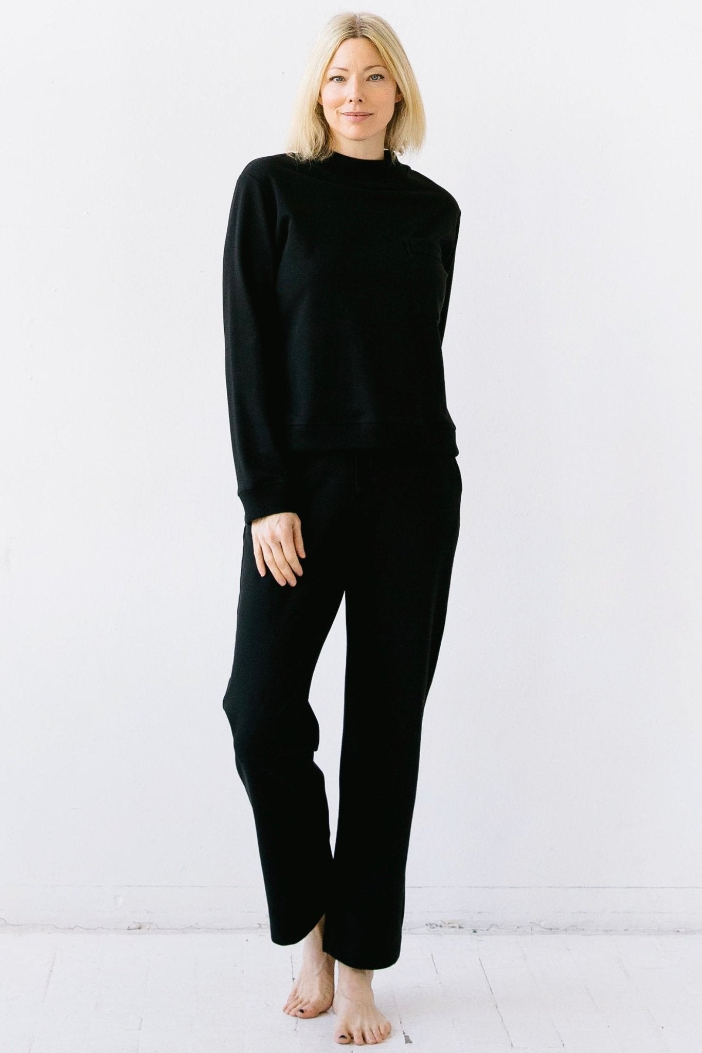 Straight Leg Sweatpants by SALUA PANTS La Vie Bien Straight Leg Sweatpants by SALUA