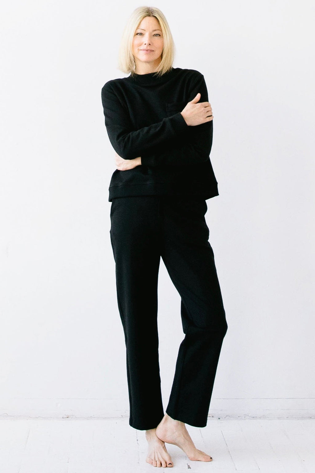 Straight Leg Sweatpants by SALUA PANTS La Vie Bien Straight Leg Sweatpants by SALUA