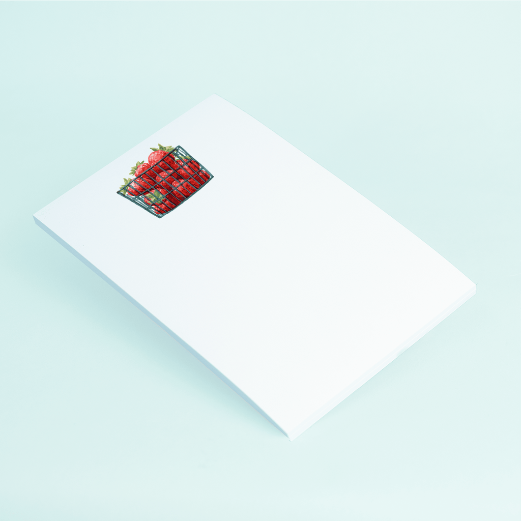 Strawberry Basket NOTEPAD La Vie Bien Strawberry Basket
