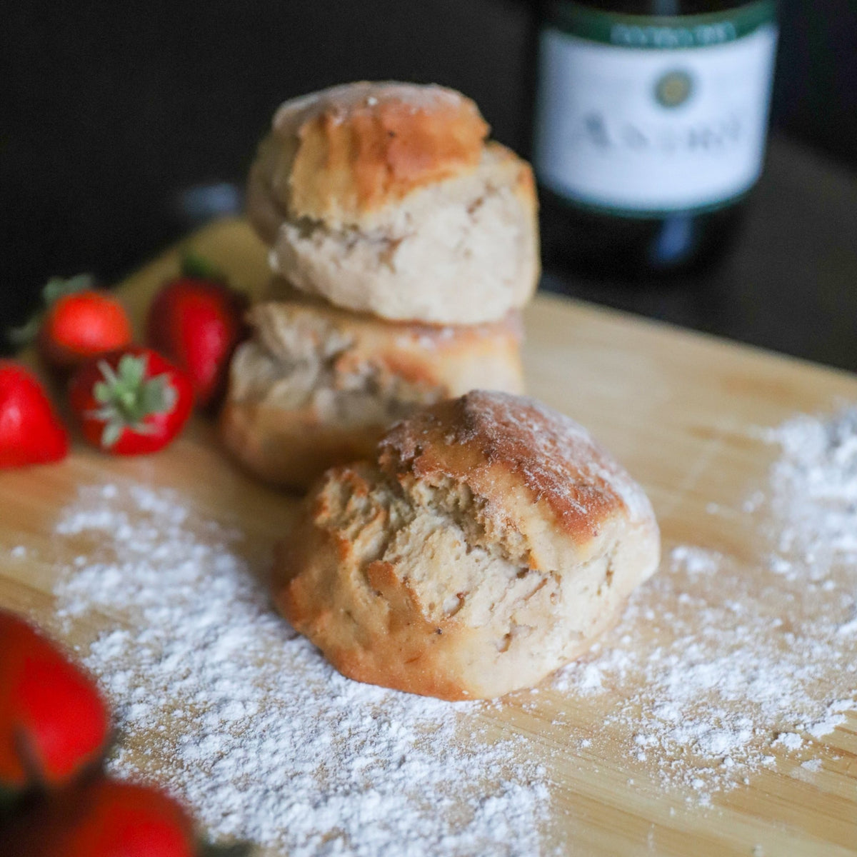 Strawberry Champagne Cream Scones Scones La Vie Bien Strawberry Champagne Cream Scones