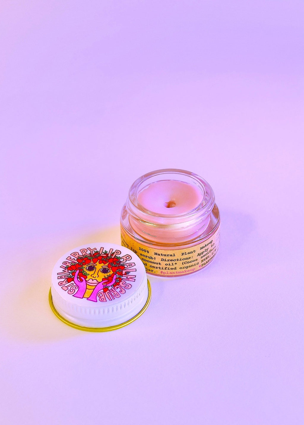 Strawberry Dreamsicle Lip Balm Scrub La Vie Bien Strawberry Dreamsicle Lip Balm Scrub