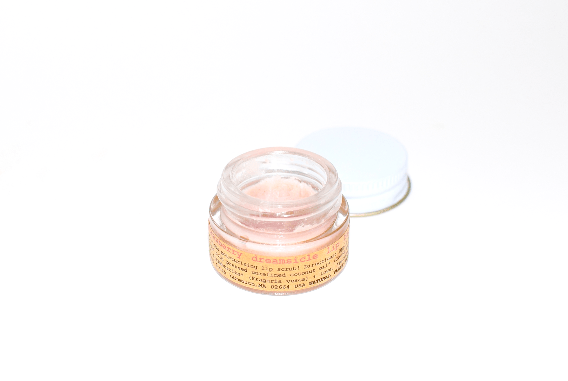 Strawberry Dreamsicle Lip Balm Scrub La Vie Bien Strawberry Dreamsicle Lip Balm Scrub