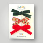 Strawberry Fields 3-Piece Hair Bow Variety Set by Parker + Kay Creative