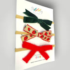 Strawberry Fields 3-Piece Hair Bow Variety Set by Parker + Kay Creative