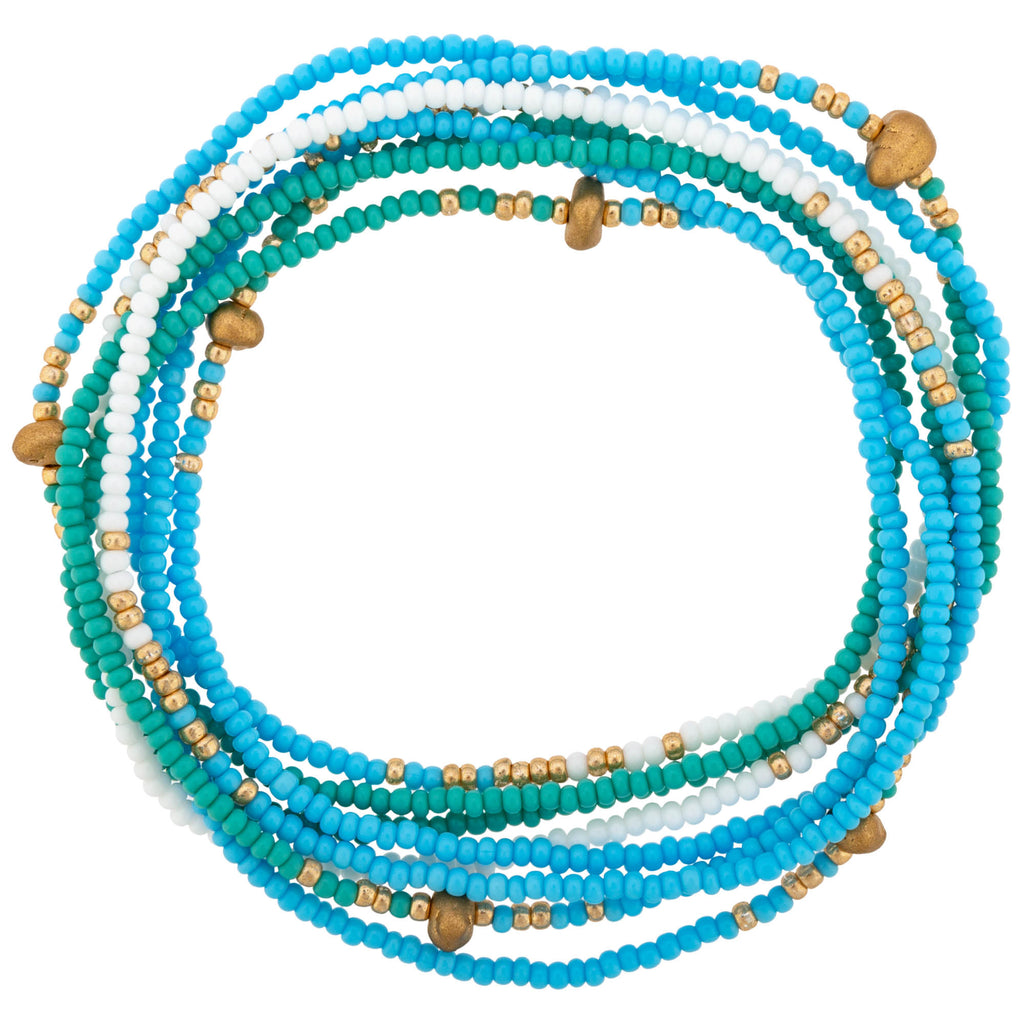 Stretch Beaded Necklace Necklaces - Fashion La Vie Bien Stretch Beaded Necklace