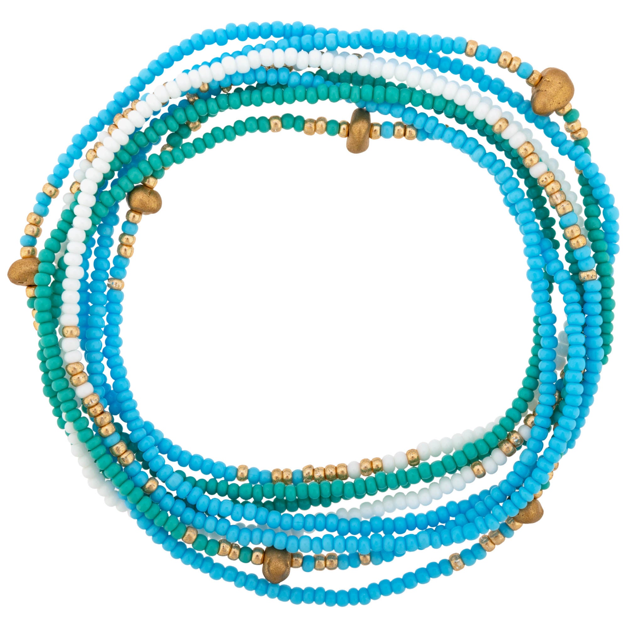 Stretch Beaded Necklace Necklaces - Fashion La Vie Bien Stretch Beaded Necklace
