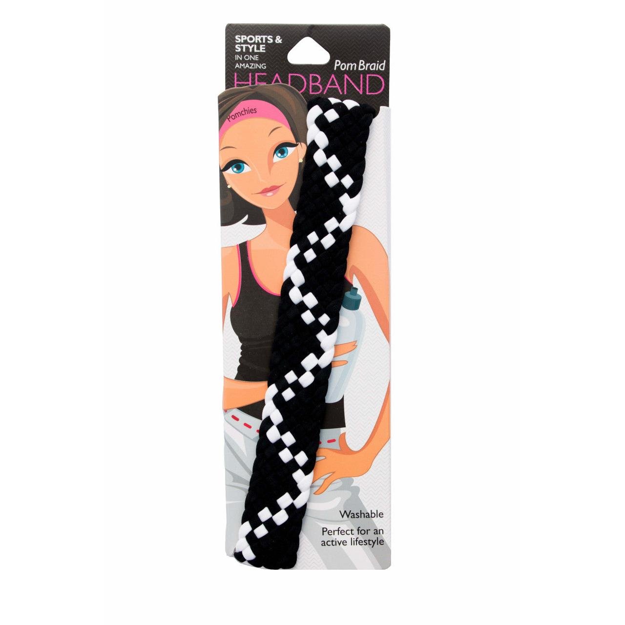 Stretchy Braid and Knotted Headbands | Nylon Hairband Hair Accessory | Workout Headband Packs and Singles