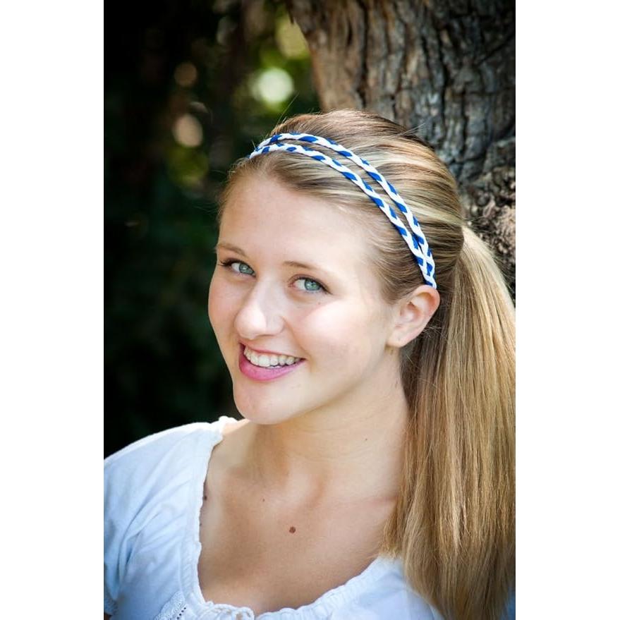 Stretchy Braid and Knotted Headbands | Nylon Hairband Hair Accessory | Workout Headband Packs and Singles