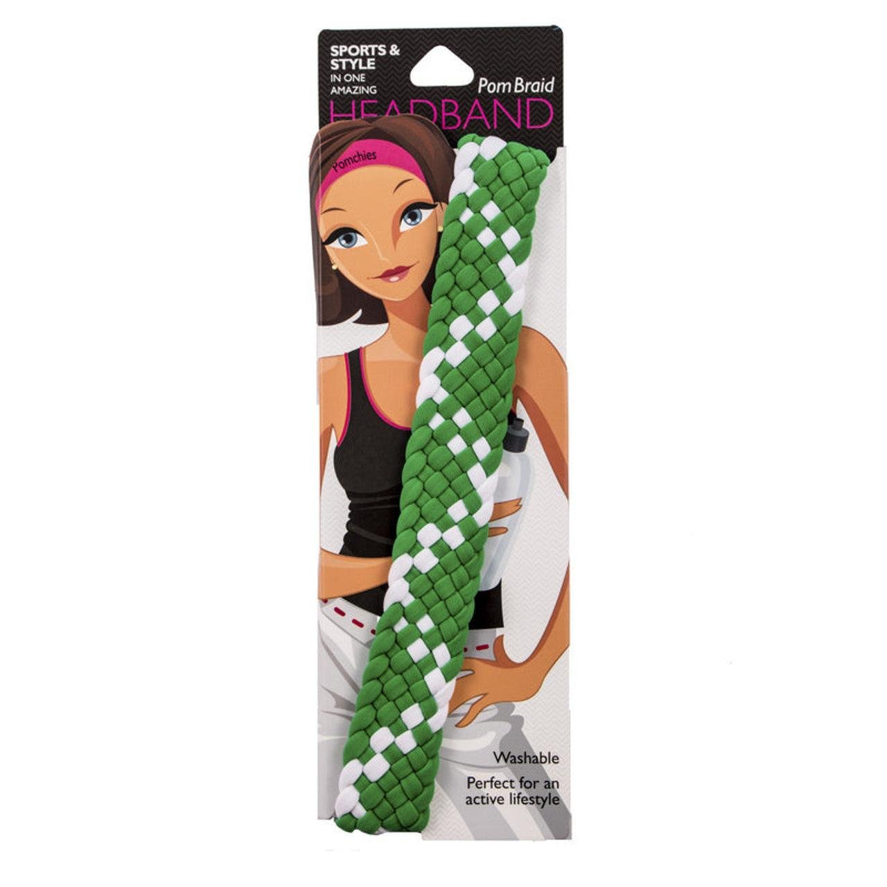 Stretchy Braid and Knotted Headbands | Nylon Hairband Hair Accessory | Workout Headband Packs and Singles