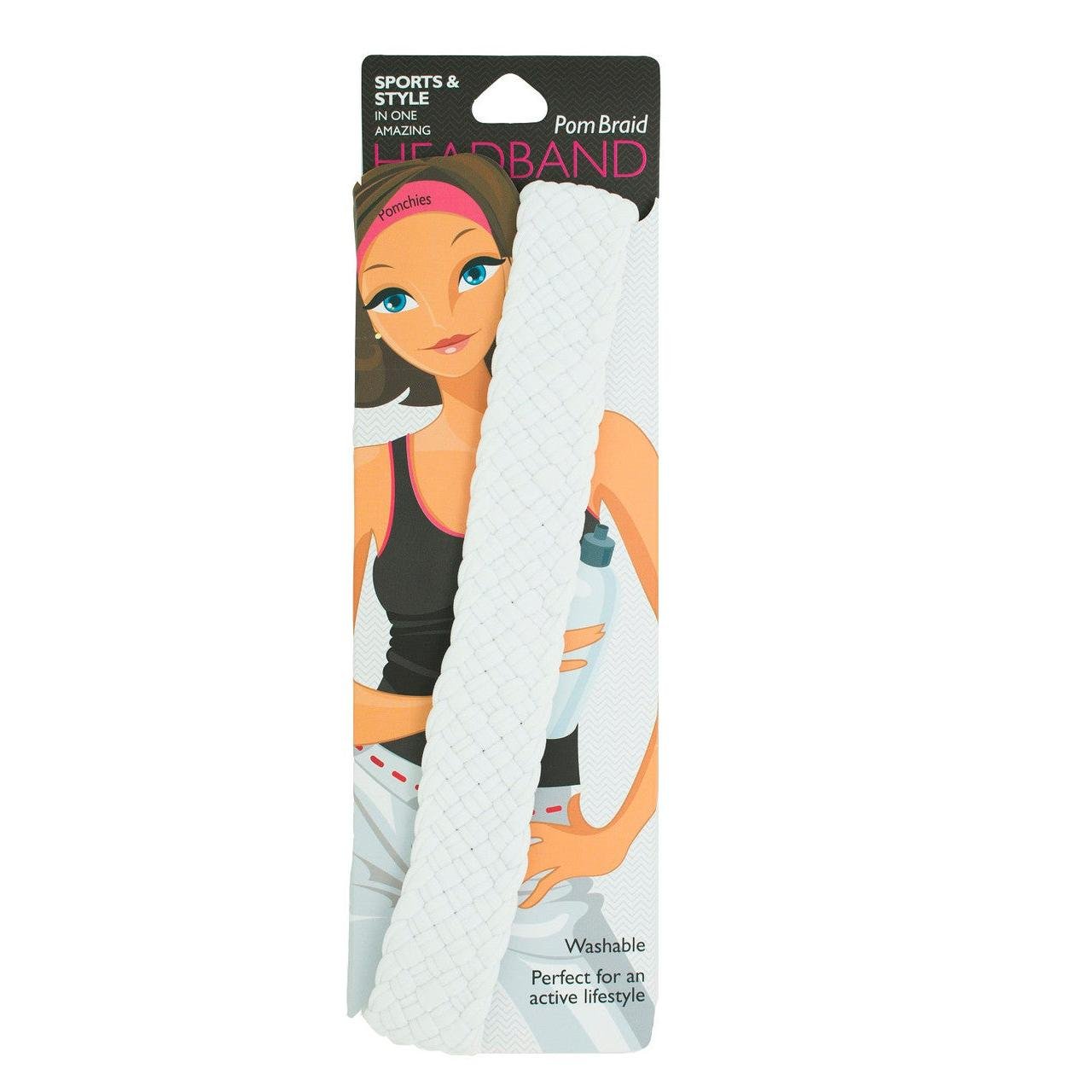 Stretchy Braid and Knotted Headbands | Nylon Hairband Hair Accessory | Workout Headband Packs and Singles