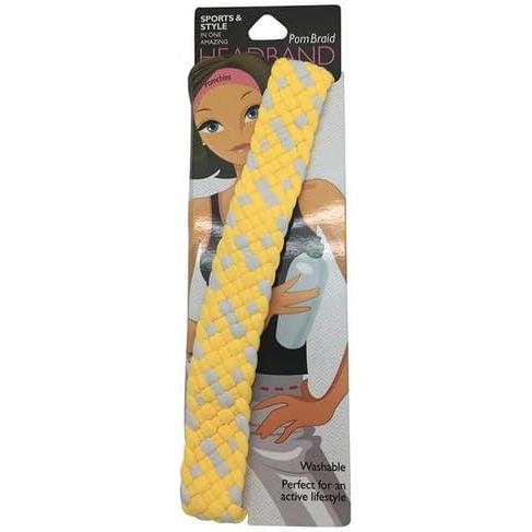 Stretchy Braid and Knotted Headbands | Nylon Hairband Hair Accessory | Workout Headband Packs and Singles