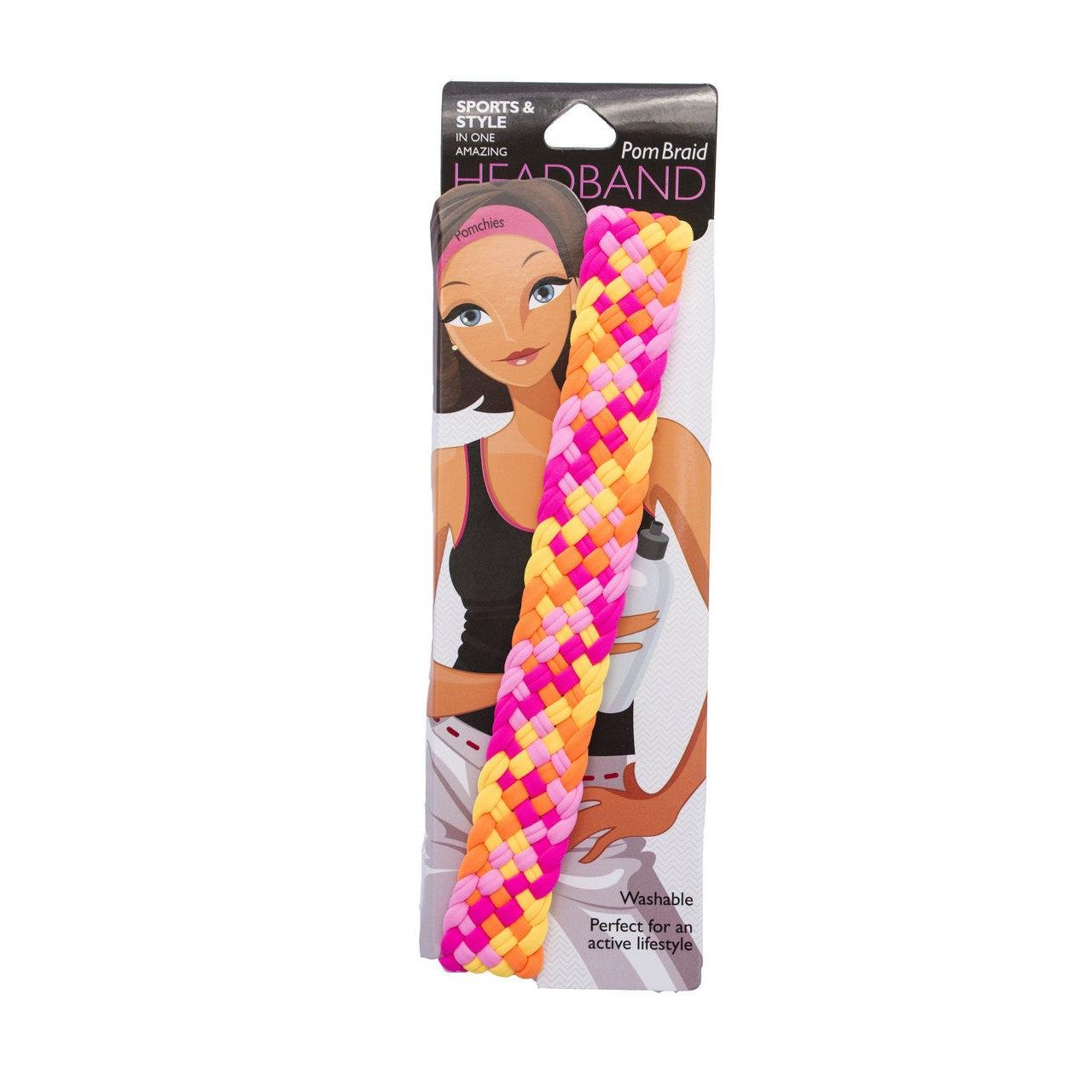 Stretchy Braid and Knotted Headbands | Nylon Hairband Hair Accessory | Workout Headband Packs and Singles