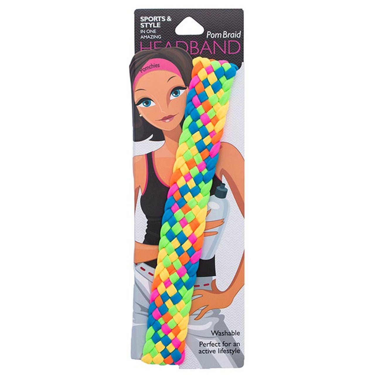 Stretchy Braid and Knotted Headbands | Nylon Hairband Hair Accessory | Workout Headband Packs and Singles