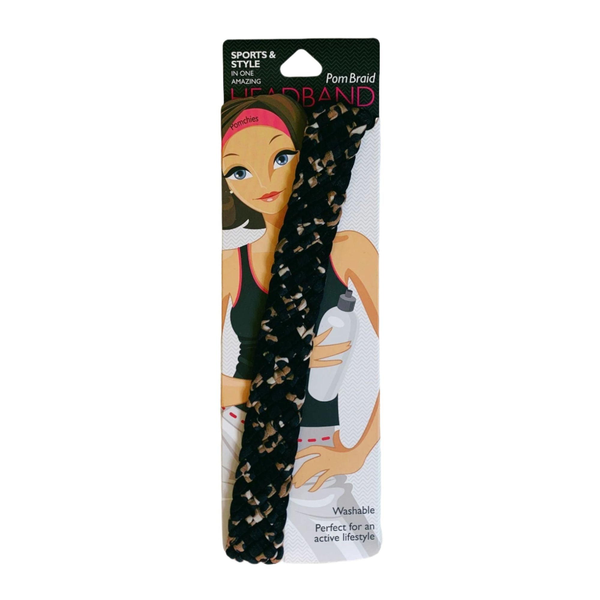 Stretchy Braid and Knotted Headbands | Nylon Hairband Hair Accessory | Workout Headband Packs and Singles