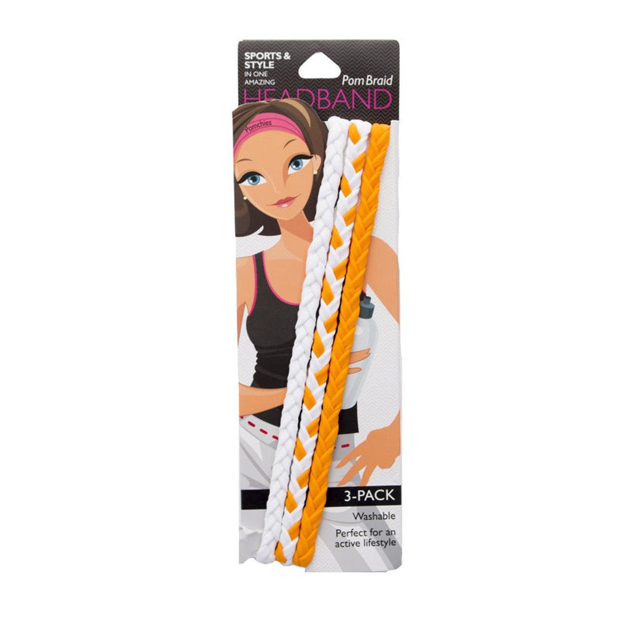 Stretchy Braid and Knotted Headbands | Nylon Hairband Hair Accessory | Workout Headband Packs and Singles