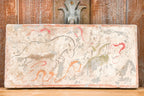 Striking Hand Painted Liao Dynasty Style Mural Tile Accents La Vie Bien Striking Hand Painted Liao Dynasty Style Mural Tile