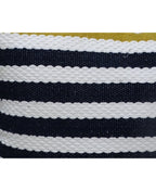 Striped Blue Decorative Outdoor Pillow 14"x20" La Vie Bien Striped Blue Decorative Outdoor Pillow 14"x20"