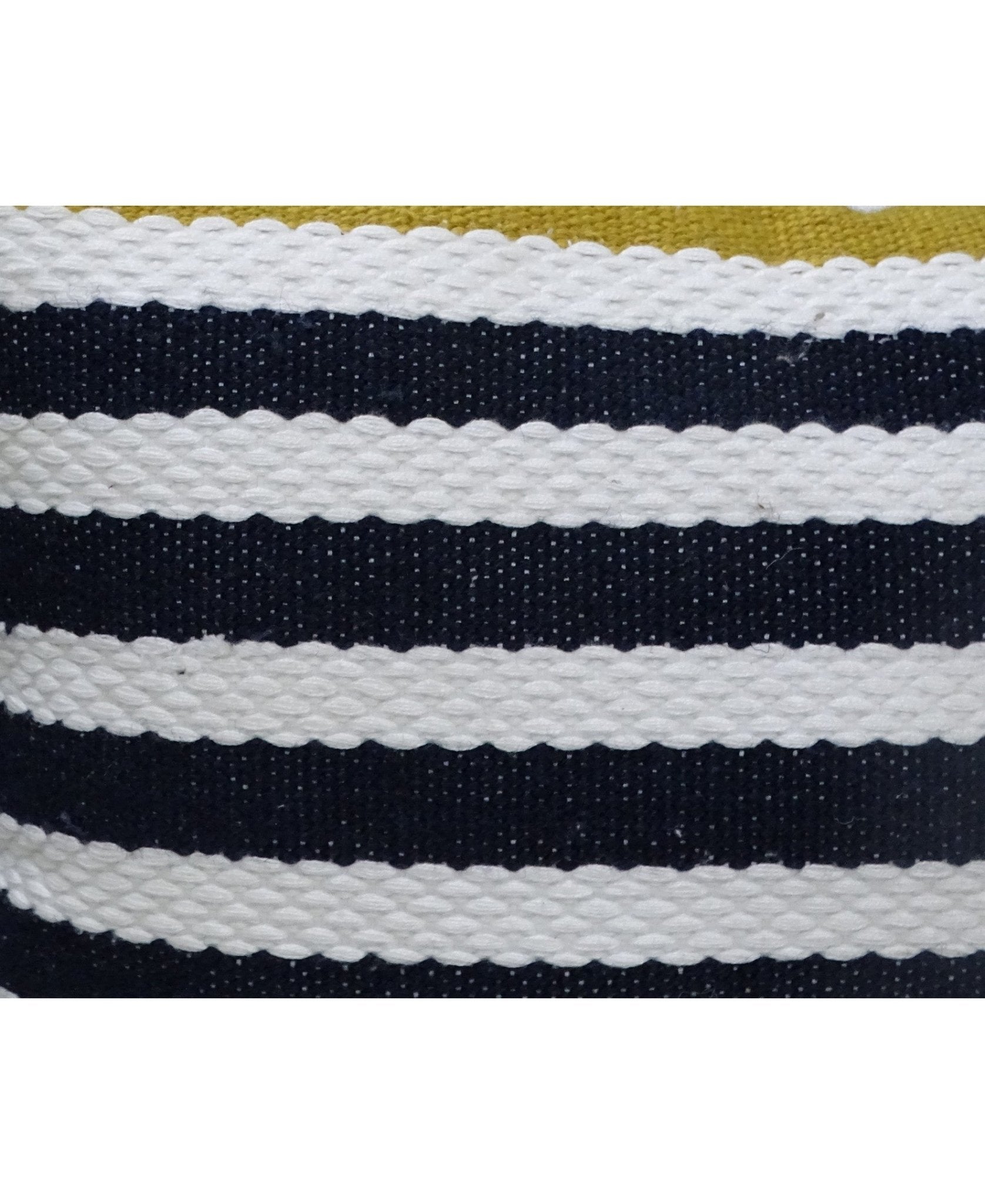 Striped Blue Decorative Outdoor Pillow 14"x20" La Vie Bien Striped Blue Decorative Outdoor Pillow 14"x20"