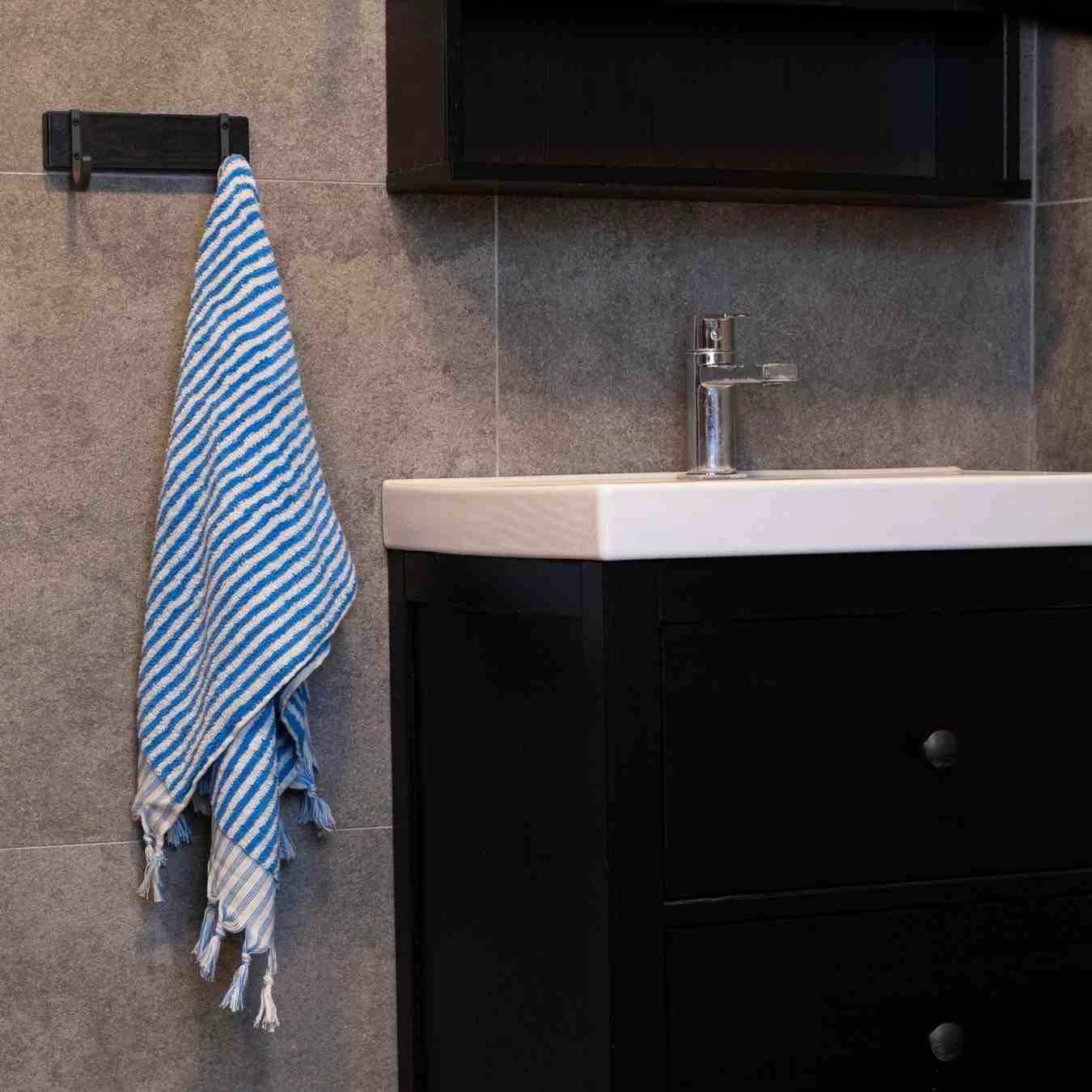 Striped Hand Towel by Kalkedon Towels