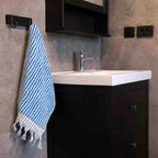 Striped Hand Towel by Kalkedon Towels