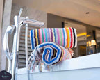 Striped Hand Towel by Kalkedon Towels