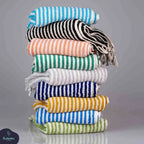 Striped Hand Towel by Kalkedon Towels