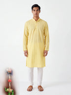 2108 - Yellow Kurta Set for Men