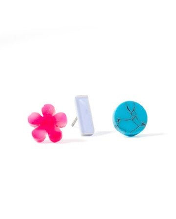 Stud Trio Stud Earring Set - Lollipop