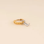 Studded Huggie Hoop Earrings by Oh Clementine