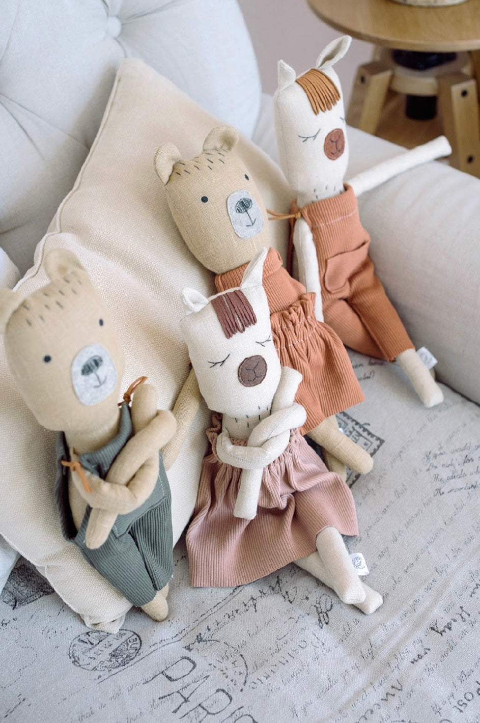 Handmade Stuffed Bear Toy