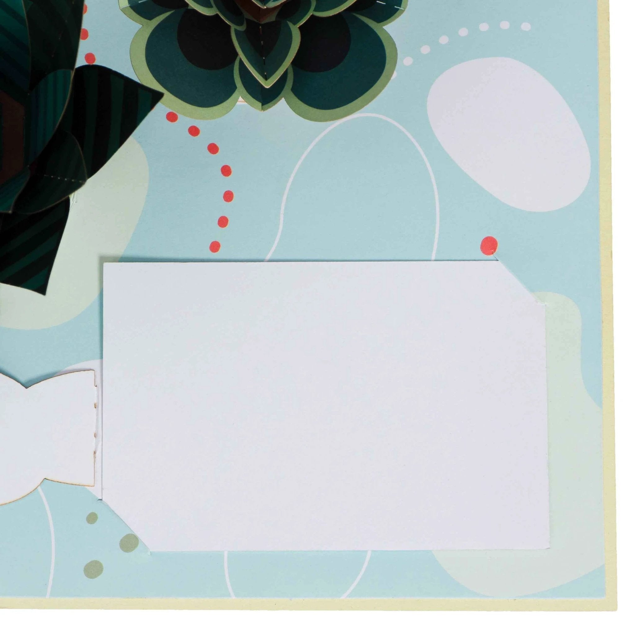Succulents Pop Up Card by Paper Love