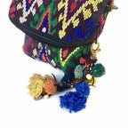 Suerte Pom Pom Zipper Pull with Beads, Shells, and Charms | Handmade Keychain | Thailand Zipper Pulls La Vie Bien Suerte Pom Pom Zipper Pull with Beads, Shells, and Charms | Handmade Keychain | Thailand