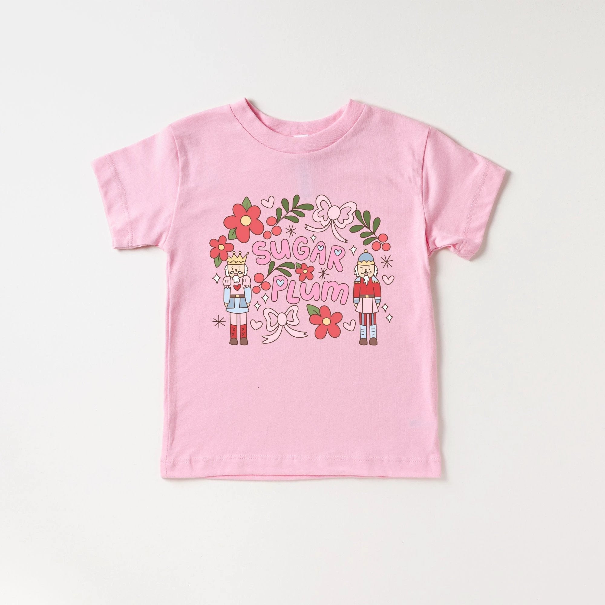 Sugar Plum Nutcracker toddler and youth tee shirt, Christmas collection by Benny and Ray Apparel