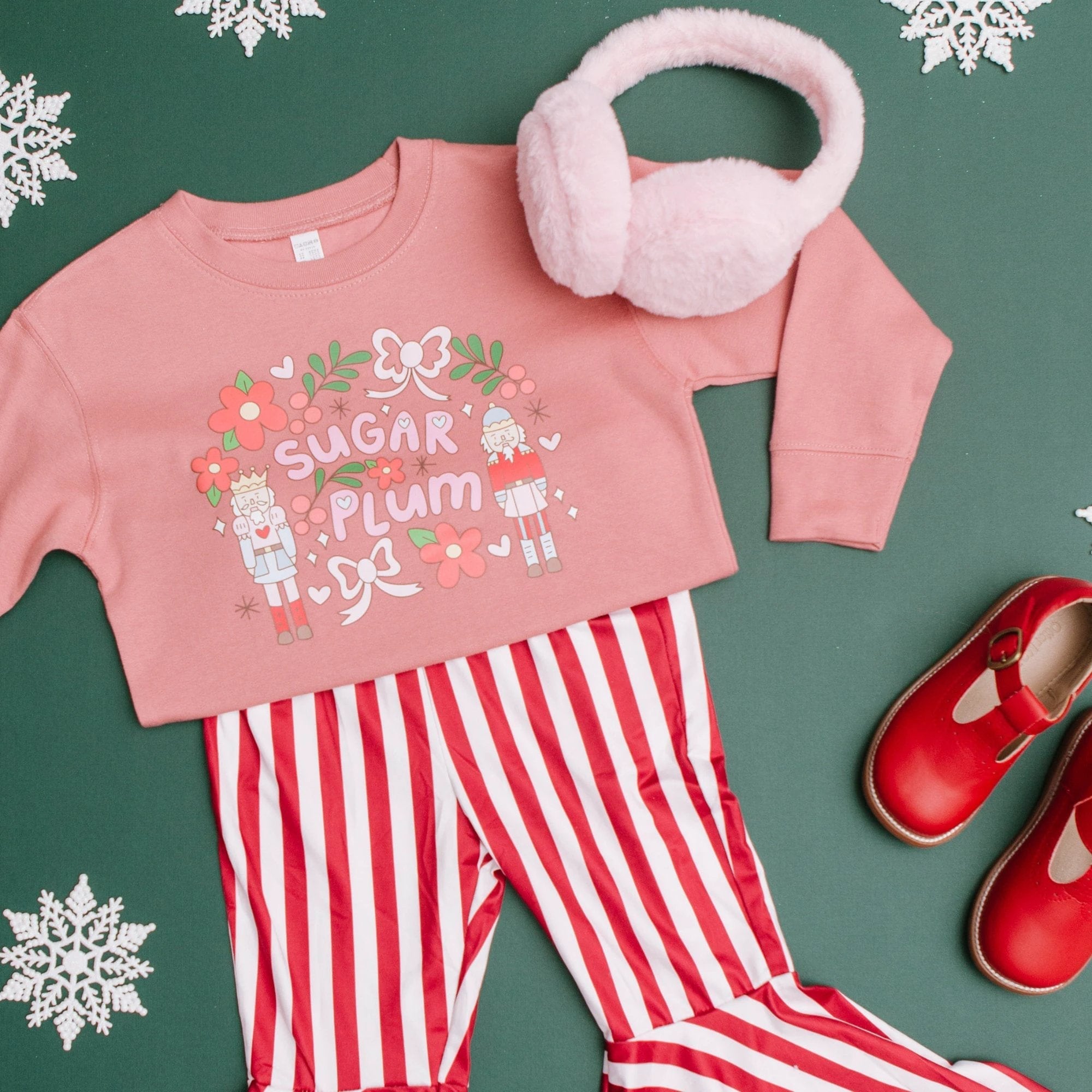 Sugar Plum Nutcracker toddler Sweatshirt, Christmas collection by Benny and Ray Apparel