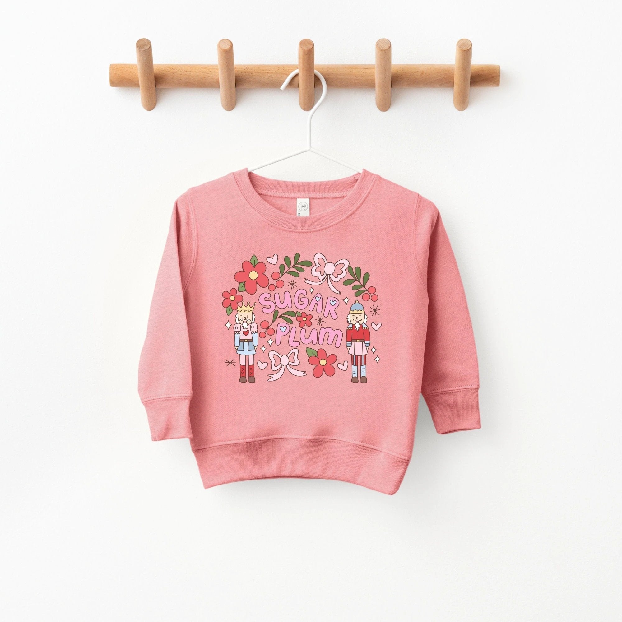 Sugar Plum Nutcracker toddler Sweatshirt, Christmas collection by Benny and Ray Apparel