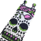 Sugar Skull | Catrina Seed Bead Adjustable Closure Bracelet - Guatemala Bracelets La Vie Bien Sugar Skull | Catrina Seed Bead Adjustable Closure Bracelet - Guatemala