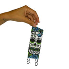 Sugar Skull | Catrina Seed Bead Adjustable Closure Bracelet - Guatemala Bracelets La Vie Bien Sugar Skull | Catrina Seed Bead Adjustable Closure Bracelet - Guatemala