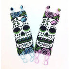 Sugar Skull | Catrina Seed Bead Adjustable Closure Bracelet - Guatemala Bracelets La Vie Bien Sugar Skull | Catrina Seed Bead Adjustable Closure Bracelet - Guatemala