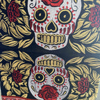 Sugar Skull Embroidered Yoga Bag - Thailand Bags La Vie Bien Sugar Skull Embroidered Yoga Bag - Thailand