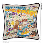 Summer Colorado Hand - Embroidered Pillow Pillows La Vie Bien Summer Colorado Hand - Embroidered Pillow