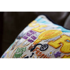 Summer Colorado Hand - Embroidered Pillow Pillows La Vie Bien Summer Colorado Hand - Embroidered Pillow