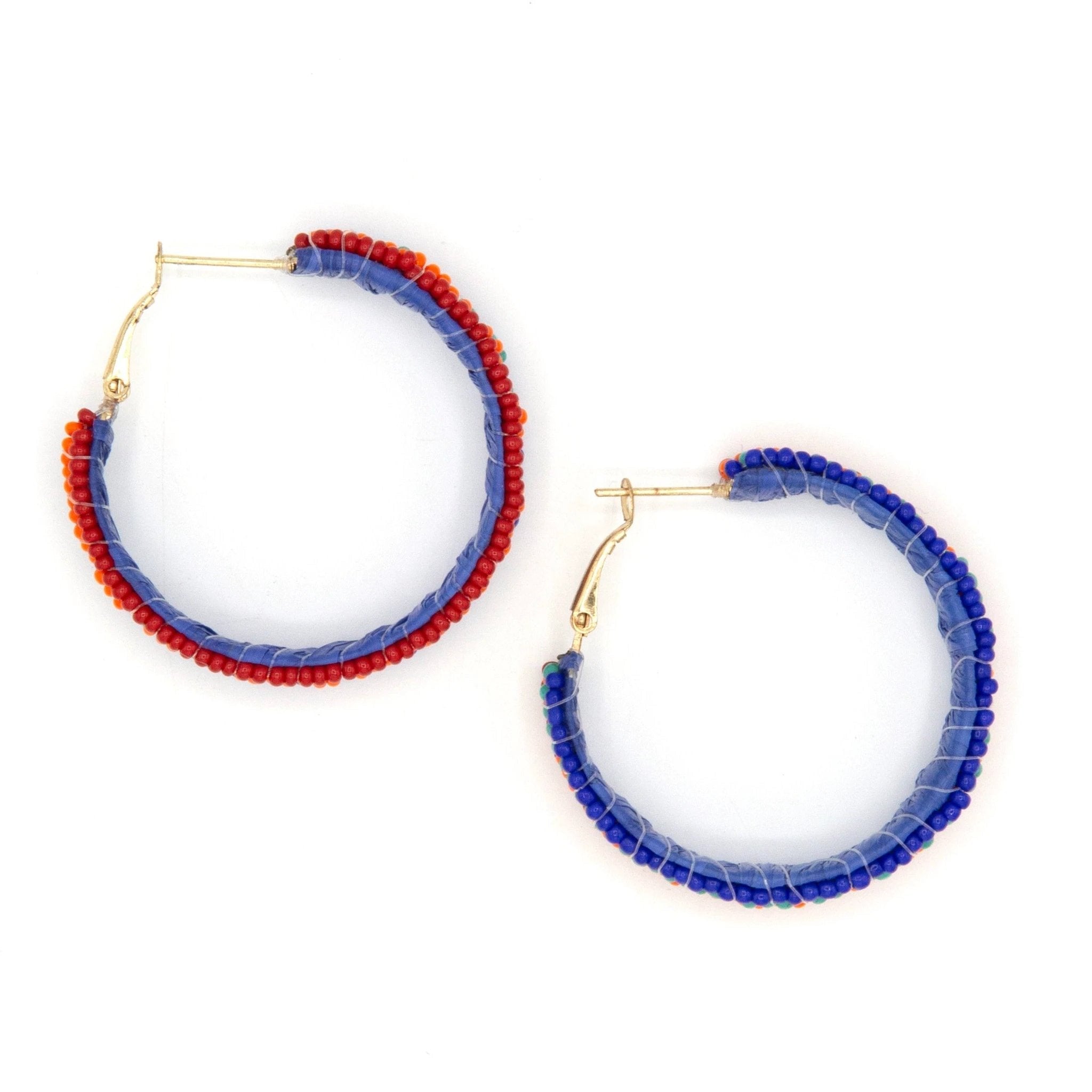 Summer Lovin' Beaded Hoops