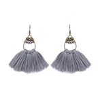 Summer Tassel Brass Bead Earrings - Thailand Jewelry La Vie Bien Summer Tassel Brass Bead Earrings - Thailand