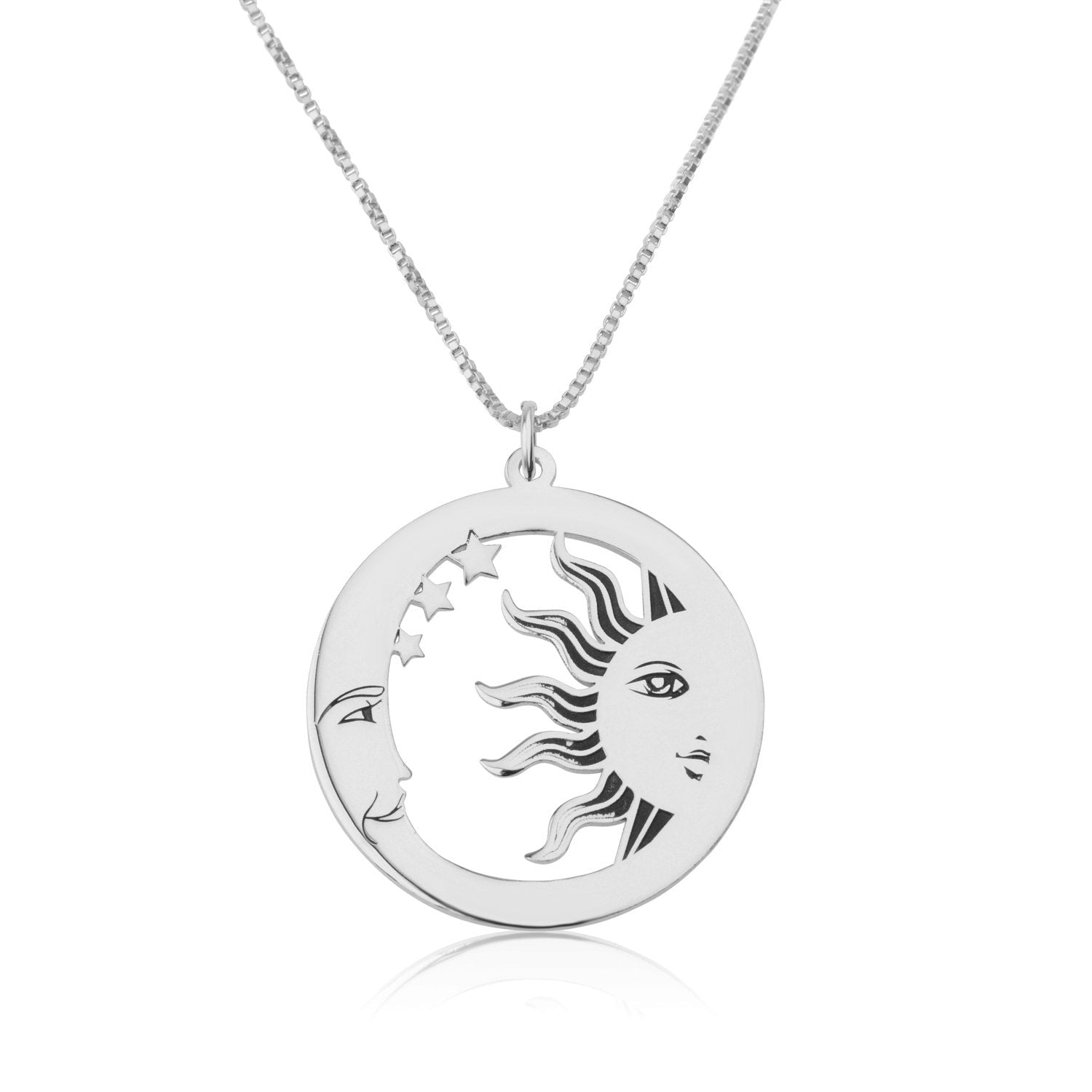 Sun And Moon Necklace La Vie Bien Sun And Moon Necklace