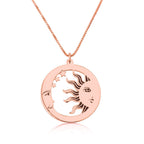 Sun And Moon Necklace La Vie Bien Sun And Moon Necklace